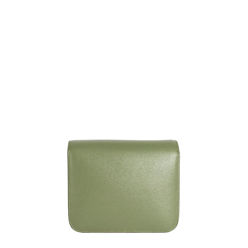 sac de seconde main classic celine en cuir vert dos