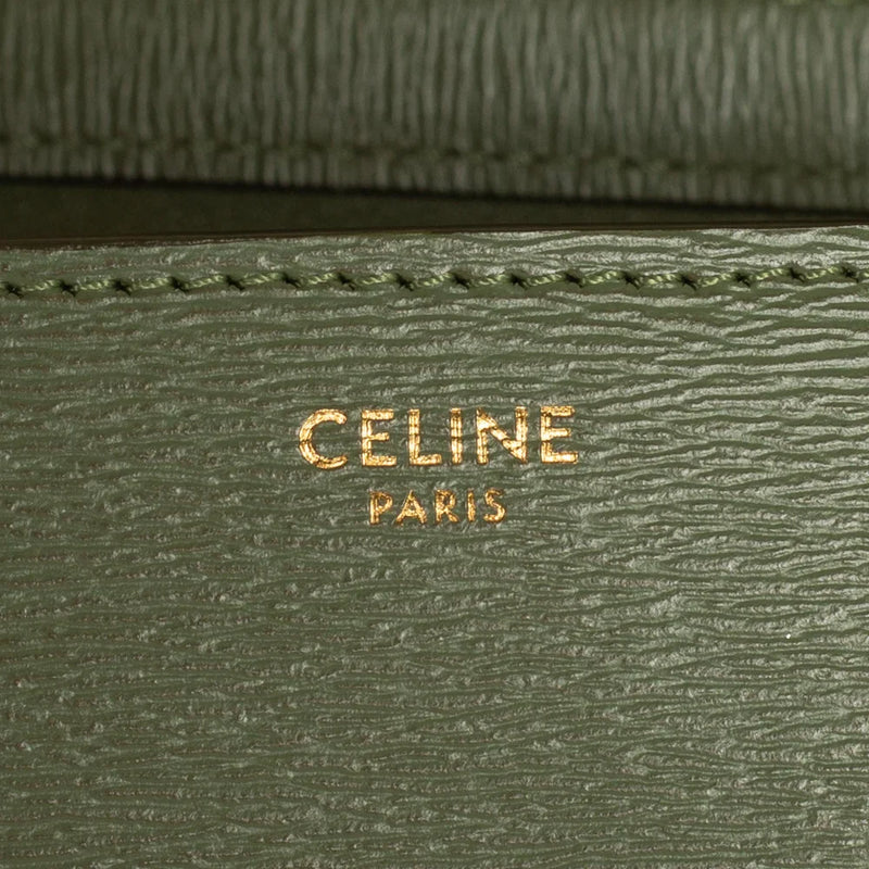 sac de seconde main classic celine en cuir vert label