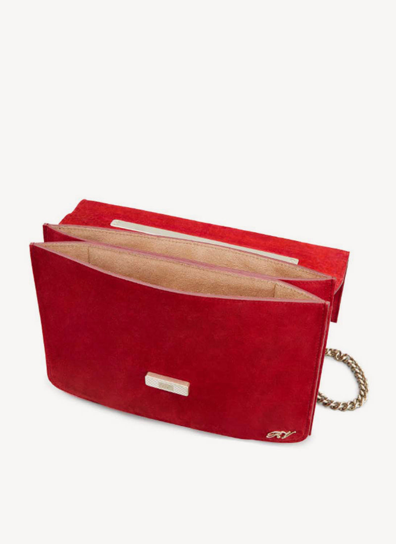 Roger Vivier - Sac Club Chain Evening Bag - Red - Femme