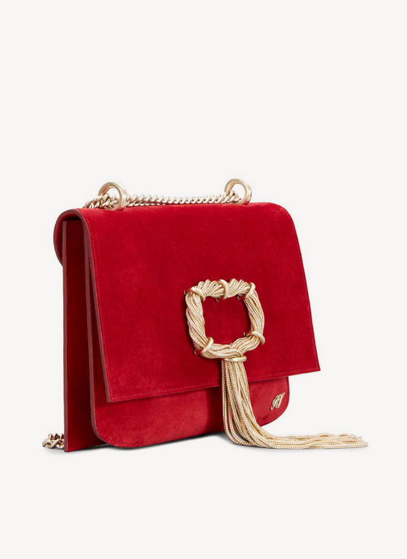 Roger Vivier - Sac Club Chain Evening Bag - Red - Femme