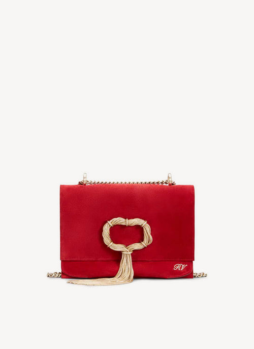 Roger Vivier - Sac Club Chain Evening Bag - Red - Femme