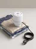 Vacuum Travel Storage Set: 8 Compression Bags + Electric Pump