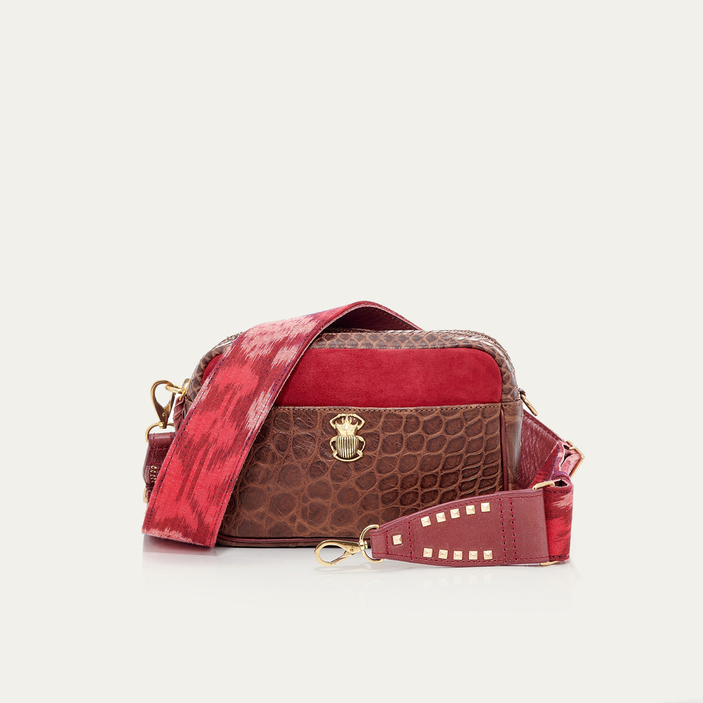 Sac Croco et Python Lily Choco