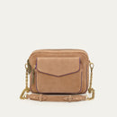 Big Charly Croute Grege Leather Bag