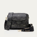 Sac Cuir Big Charly Nappa Noir Imprimé Bandana