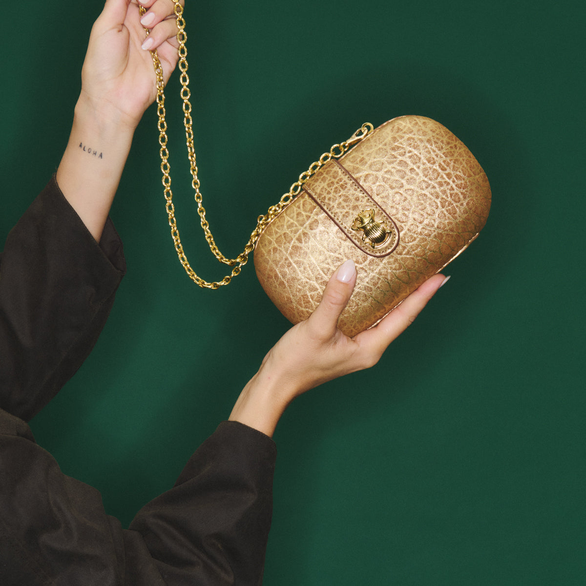 Sac Cuir Chiara Bubble or Antique