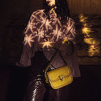 Sac Cuir Mini Manon Soufre