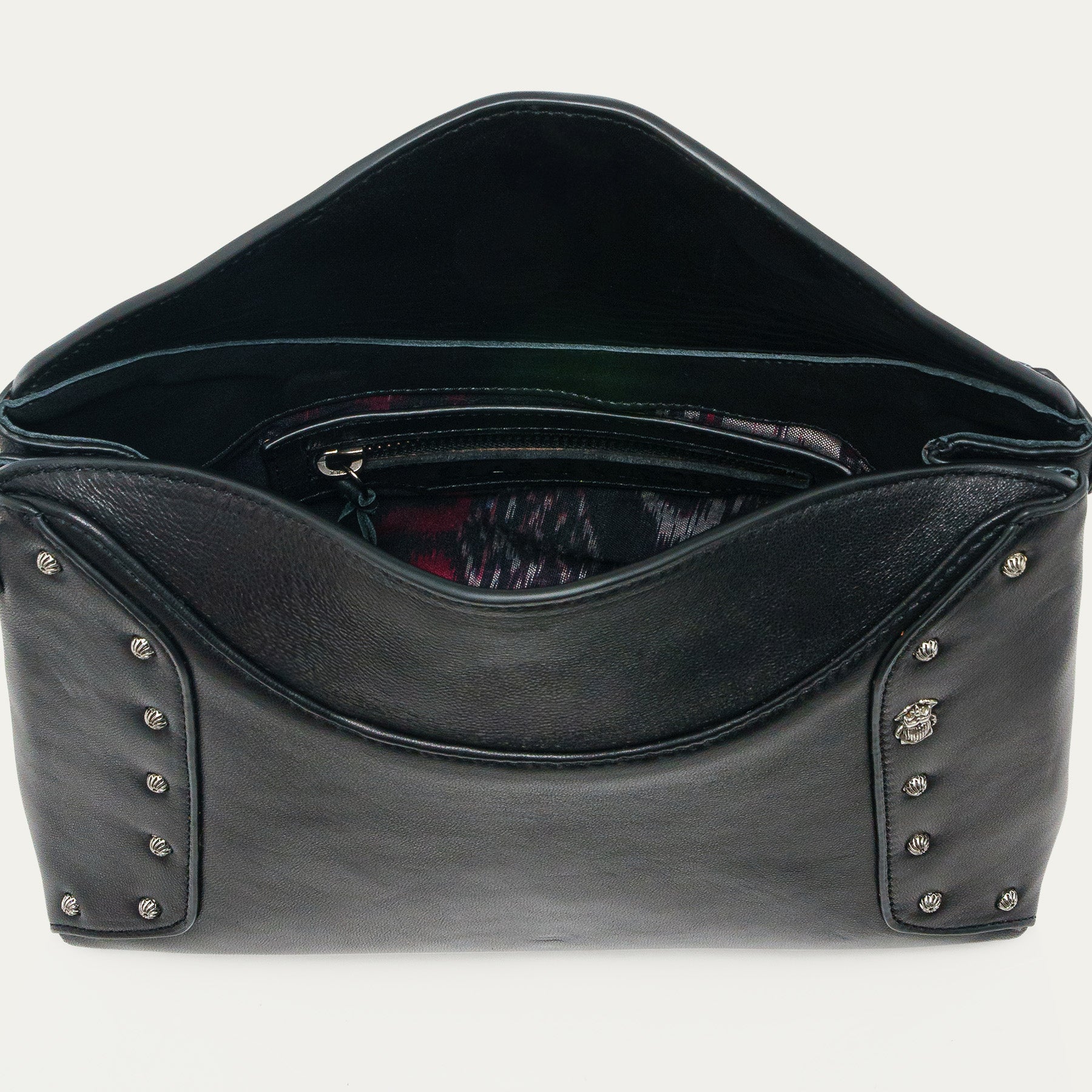 Sac Cuir Nappa Noir Gaia