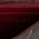 sac de seconde main diana  chanel  en cuir noir label