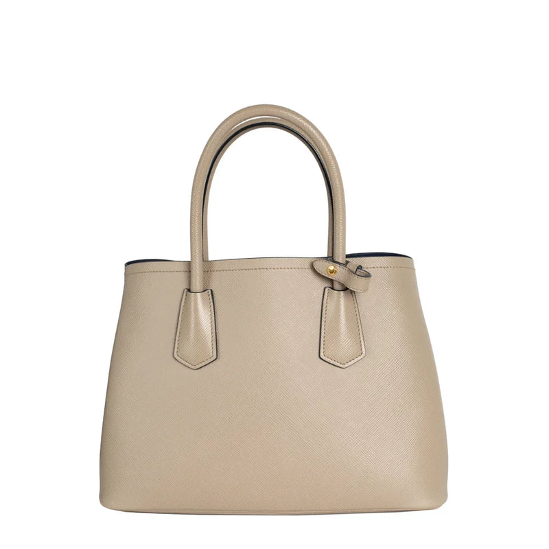 sac de seconde main double  prada en cuir dos