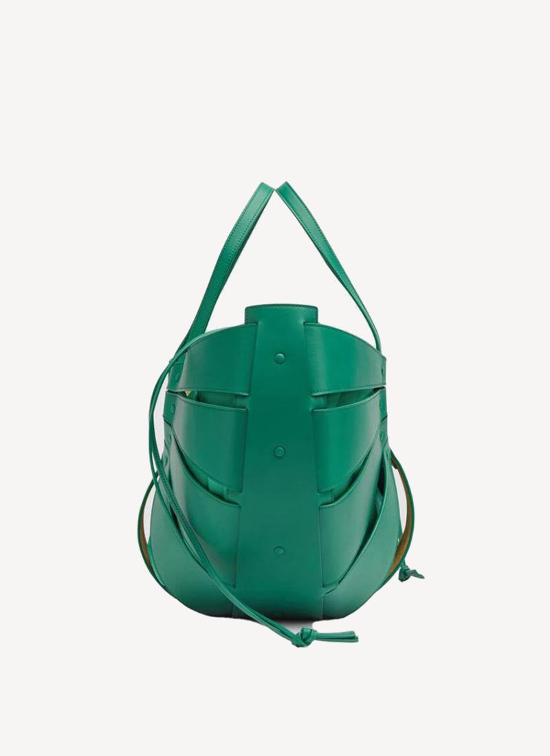 Bottega Veneta - Sac En Cuir Shell - Green - Femme