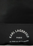 Karl Lagerfeld - Sac En Nylon Rue St Guillaume - Noir - Femme