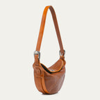 Sac Estelle Cuir et Cobra Tabac Miel