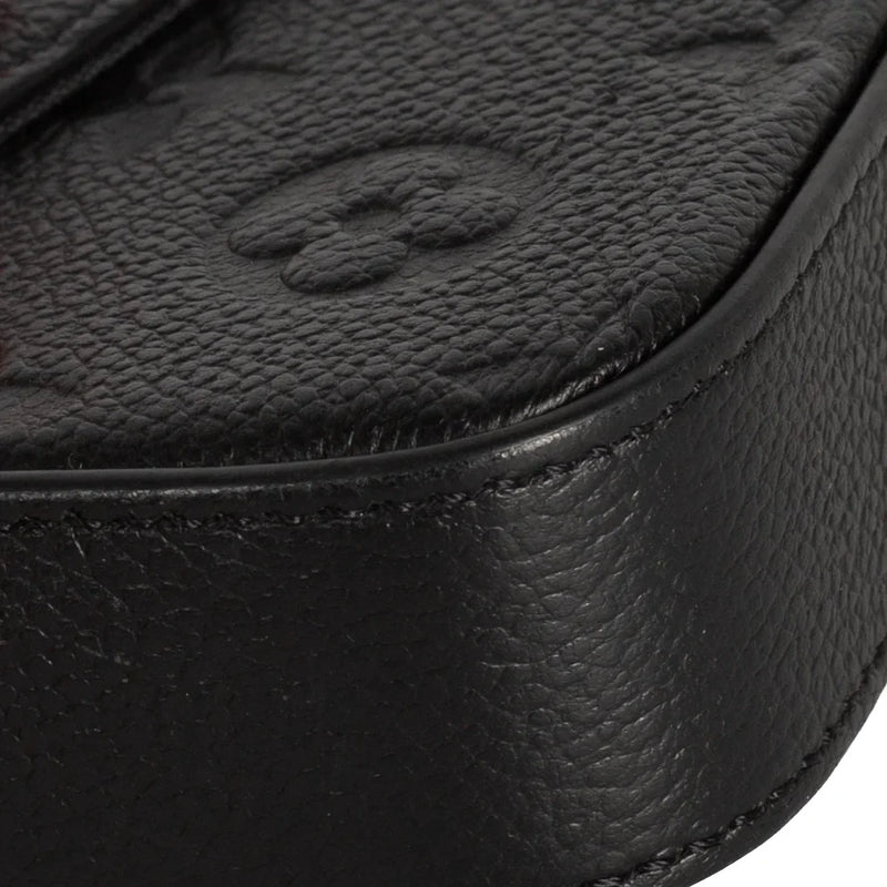 sac de seconde main felicie louis vuitton  en cuir empreinte noir coin 1