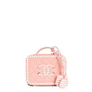 sac de seconde main filigree chanel  en cuir rose face