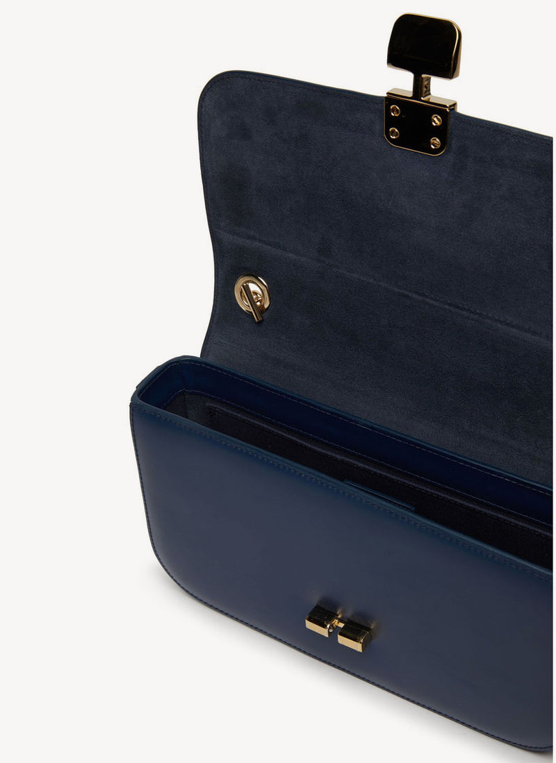 A.P.C. - Sac Grace Baguette Chaine - Blue - Femme