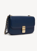 A.P.C. - Sac Grace Baguette Chaine - Blue - Femme