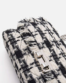 SAC JETHYF/TIS BLANC NOIR - minelli.fr