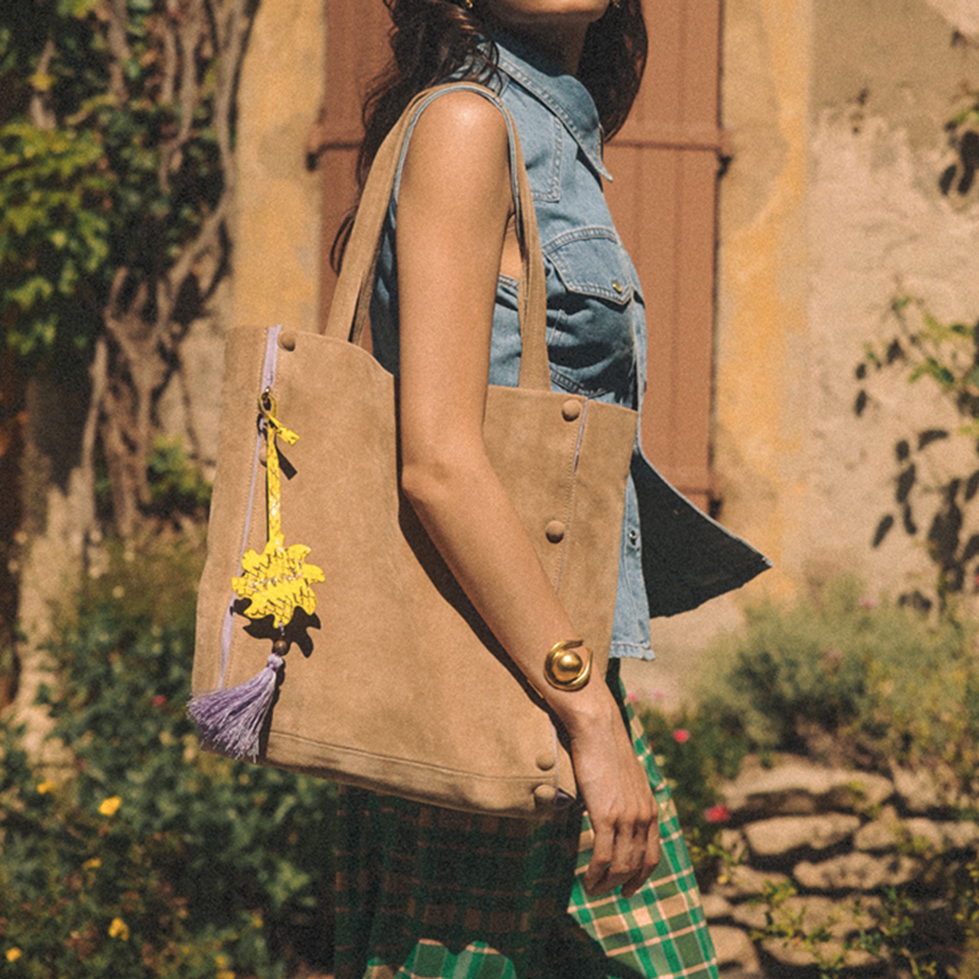 Sac Joseph Cuir Off White Lavande