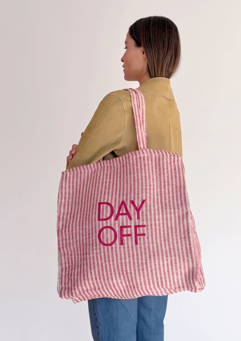 Sac - Rayé Rose - Day Off