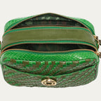 Sac Lily Cuir Tressé Romarin