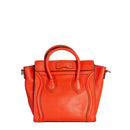 sac de seconde main luggage céline  en cuir rouge dos