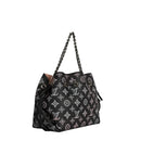 sac de seconde main mahina louis vuitton  en cuir noir côté