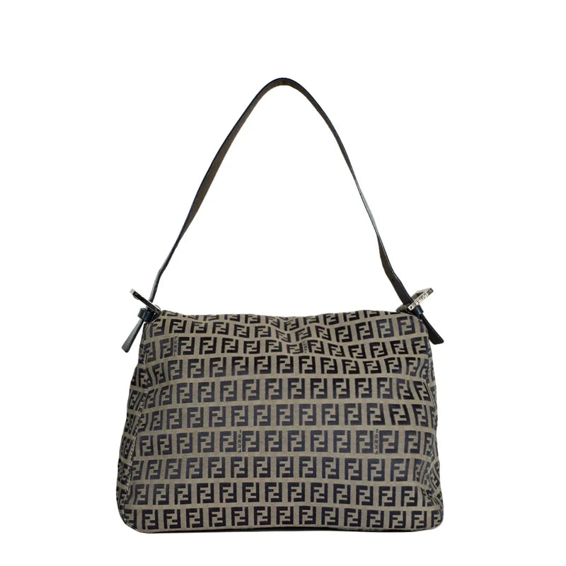 sac de seconde main mamma baguette fendi  en toile monogramme dos