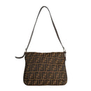 sac de seconde main mamma baguette fendi  en toile monogramme marron dos