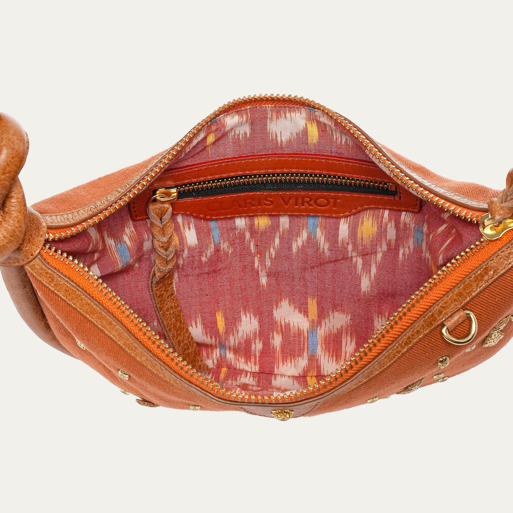 Sac Mini Chris Tissu Terracotta