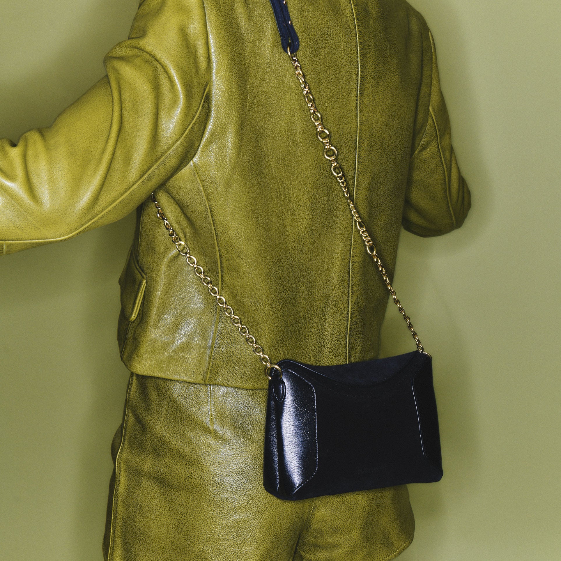 Sac Mini Gaia Cuir Noir