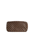 sac de seconde main neverfull louis vuitton en toile damier ébène bas