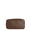 sac de seconde main neverfull louis vuitton en toile damier ébène bas