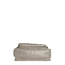 sac de seconde main niki  saint laurent  en cuir gris dessous 