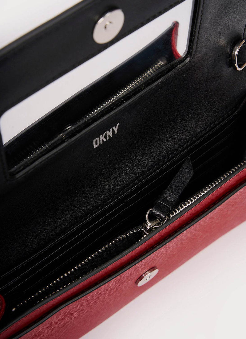 Dkny - Sac Phoenix Woc - Rouge/ Argent - Femme