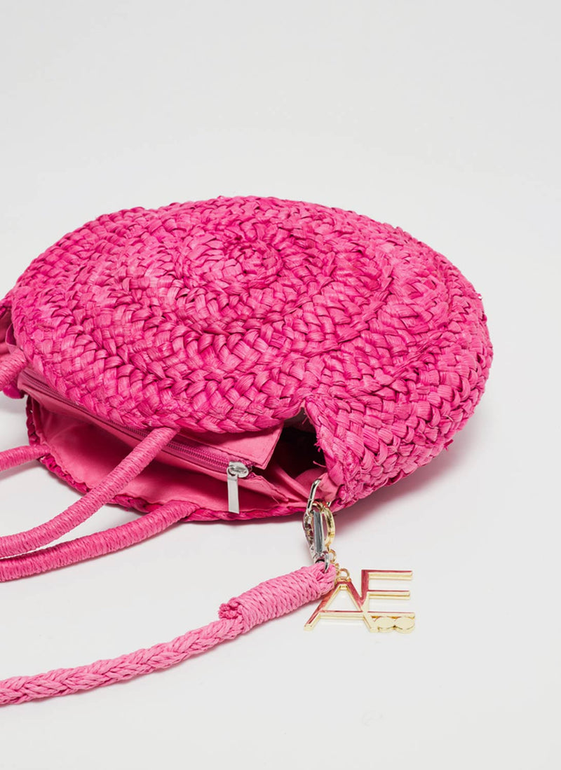 Atelier Enai - Sac Plage Rond - Fuchsia - Femme