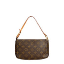 sac de seconde main pochette accessoires louis vuitton en toile monogram marron dos