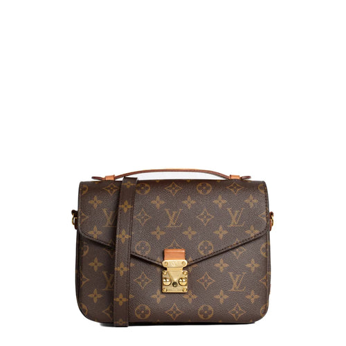 sac de seconde main pochette métis louis vuitton en toile monogramme marron face