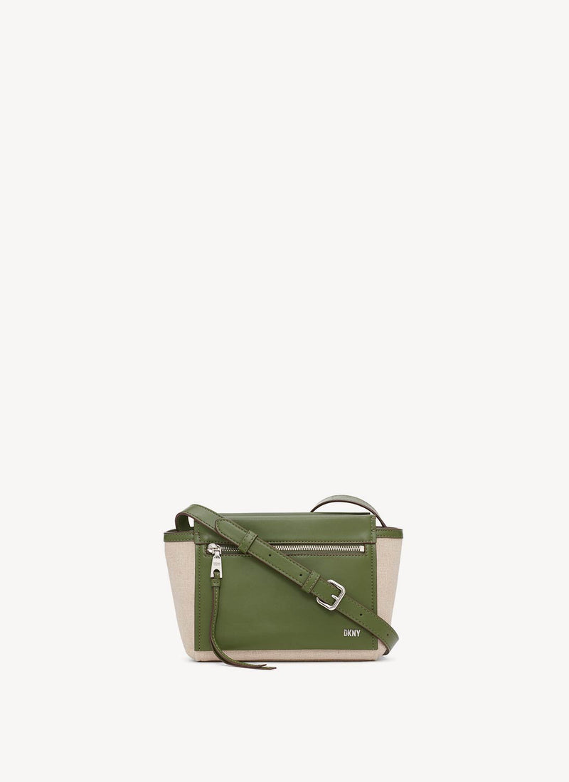 Dkny - Sac Porte Croise Pax - Naturel/ Army - Femme