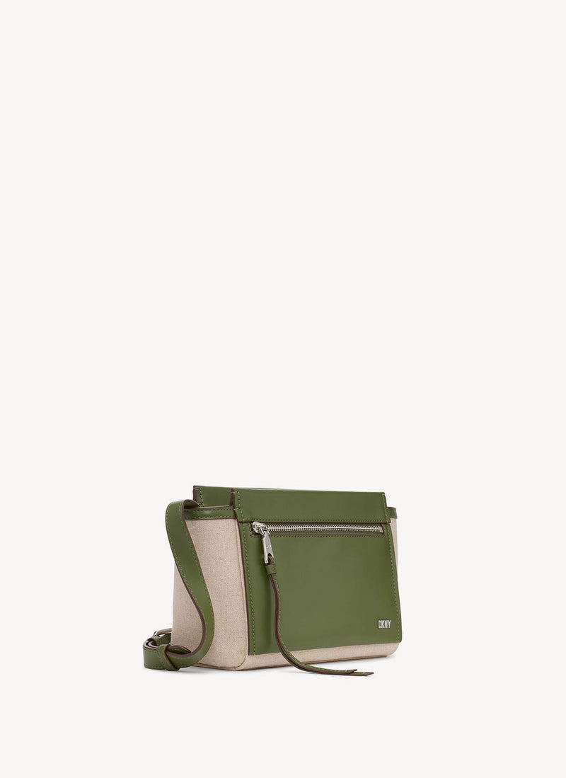 Dkny - Sac Porte Croise Pax - Naturel/ Army - Femme