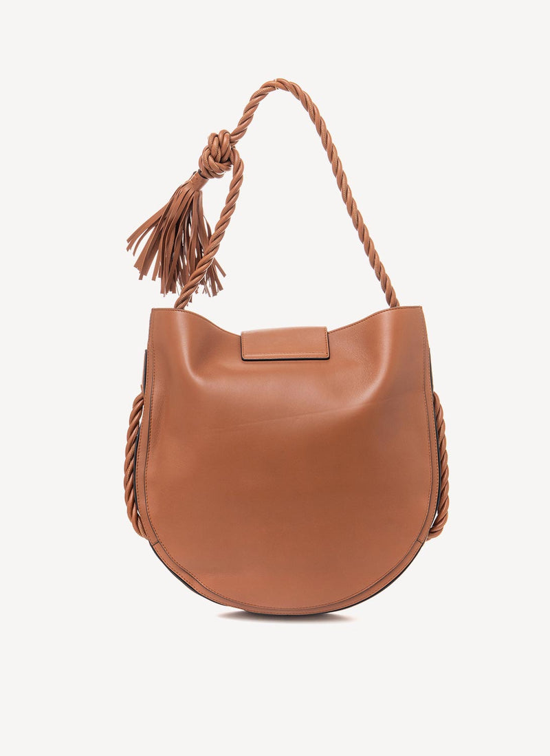 Valentino Garavani - Sac Porté Épaule En Cuir - Brown - Femme