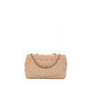 Sac Porté Épaule Jumbo Coco Country Raphia Beige - Chanel