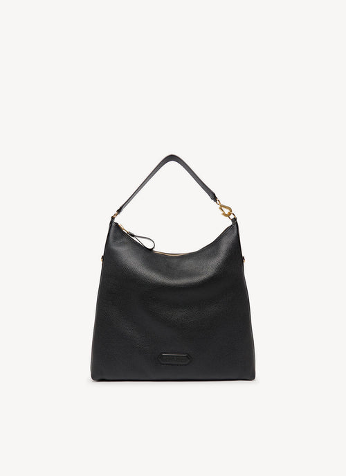 Stella Mccartney - Sac Porté Épaule Logo Stella - Black - Femme