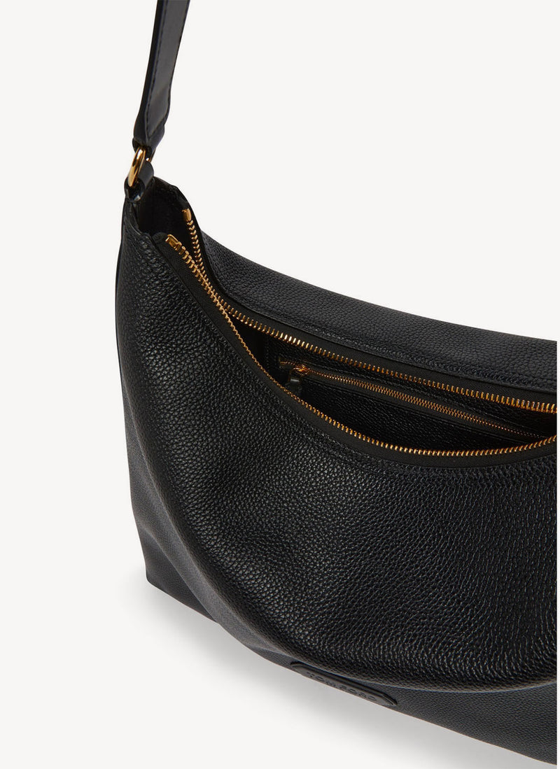 Stella Mccartney - Sac Porté Épaule Logo Stella - Black - Femme