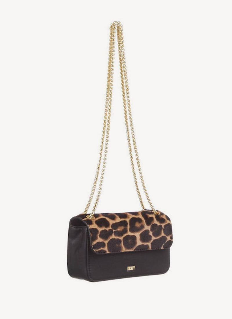 Dkny - Sac Porte Epaule Minnie - Leopard - Femme