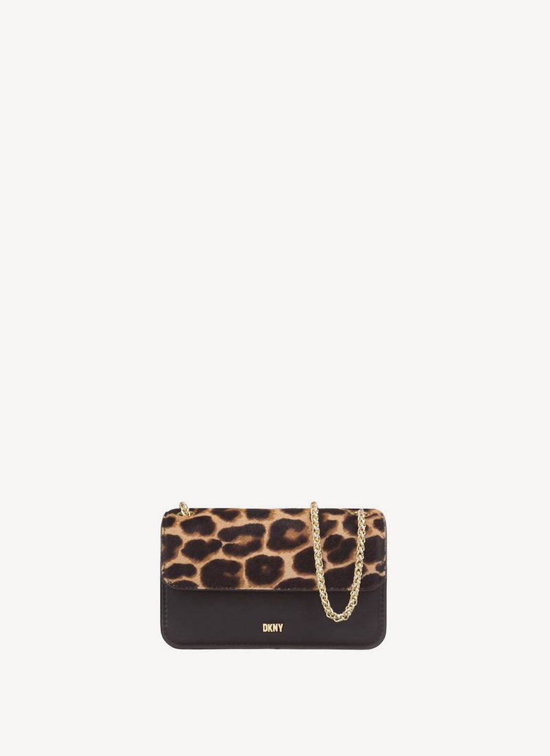 Dkny - Sac Porte Epaule Minnie - Leopard - Femme