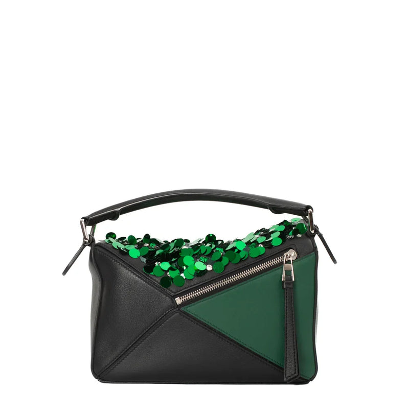 sac de seconde main puzzle  loewe en sequis vert dos