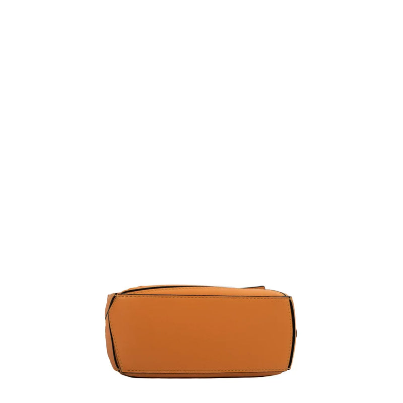 sac de seconde main puzzle loewe en cuir orange bas