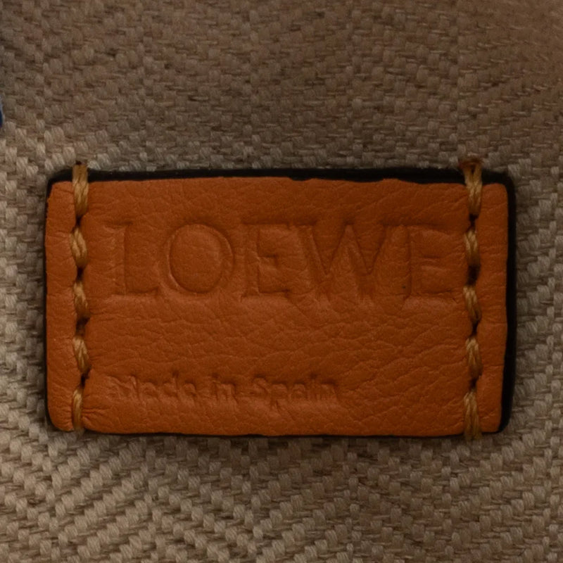 sac de seconde main puzzle loewe en cuir orange label