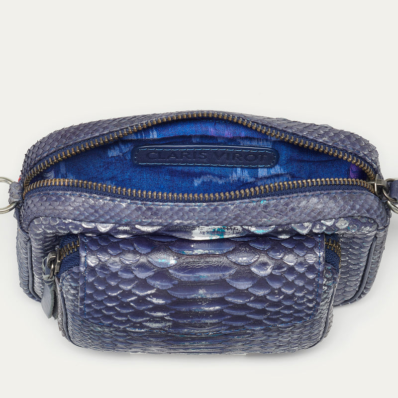 Python Baby Charly Bag Glacier Blue Metallic
